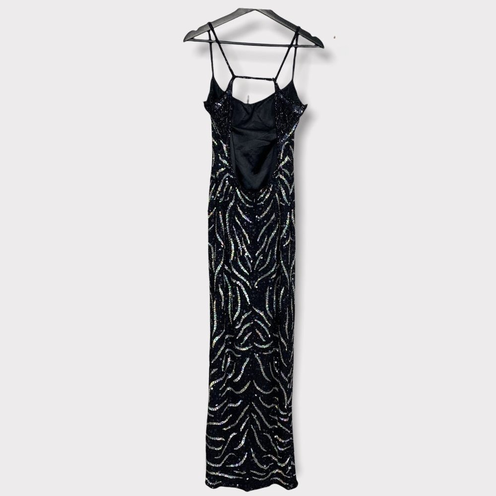 Precious Formals Sequin Open Back Formal Dress Sm… - image 4